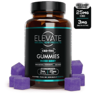 CBD + THC Gummies – Mixed Berry